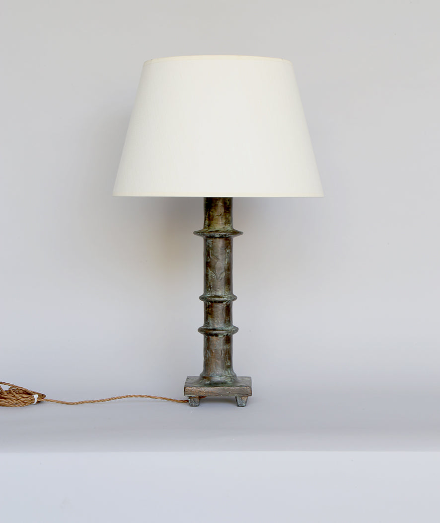 Modern Table Lamp – Bronze Verdigris.LR