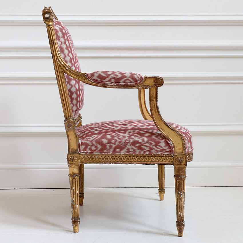 Napoleon III Giltwood Armchair