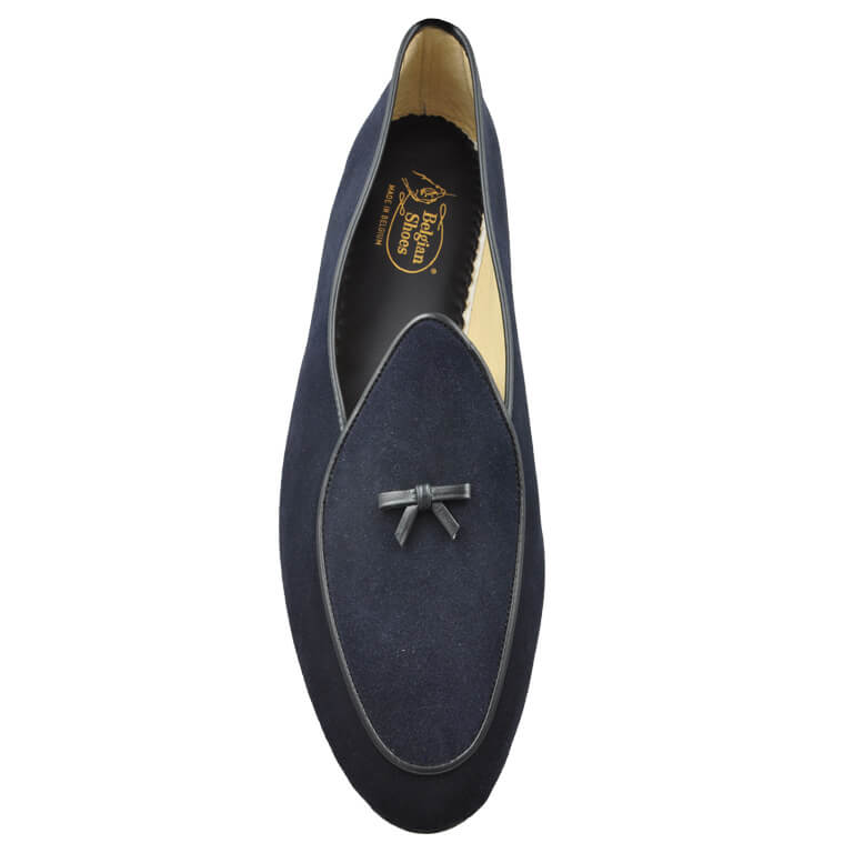 Mr. Casual Navy Suede