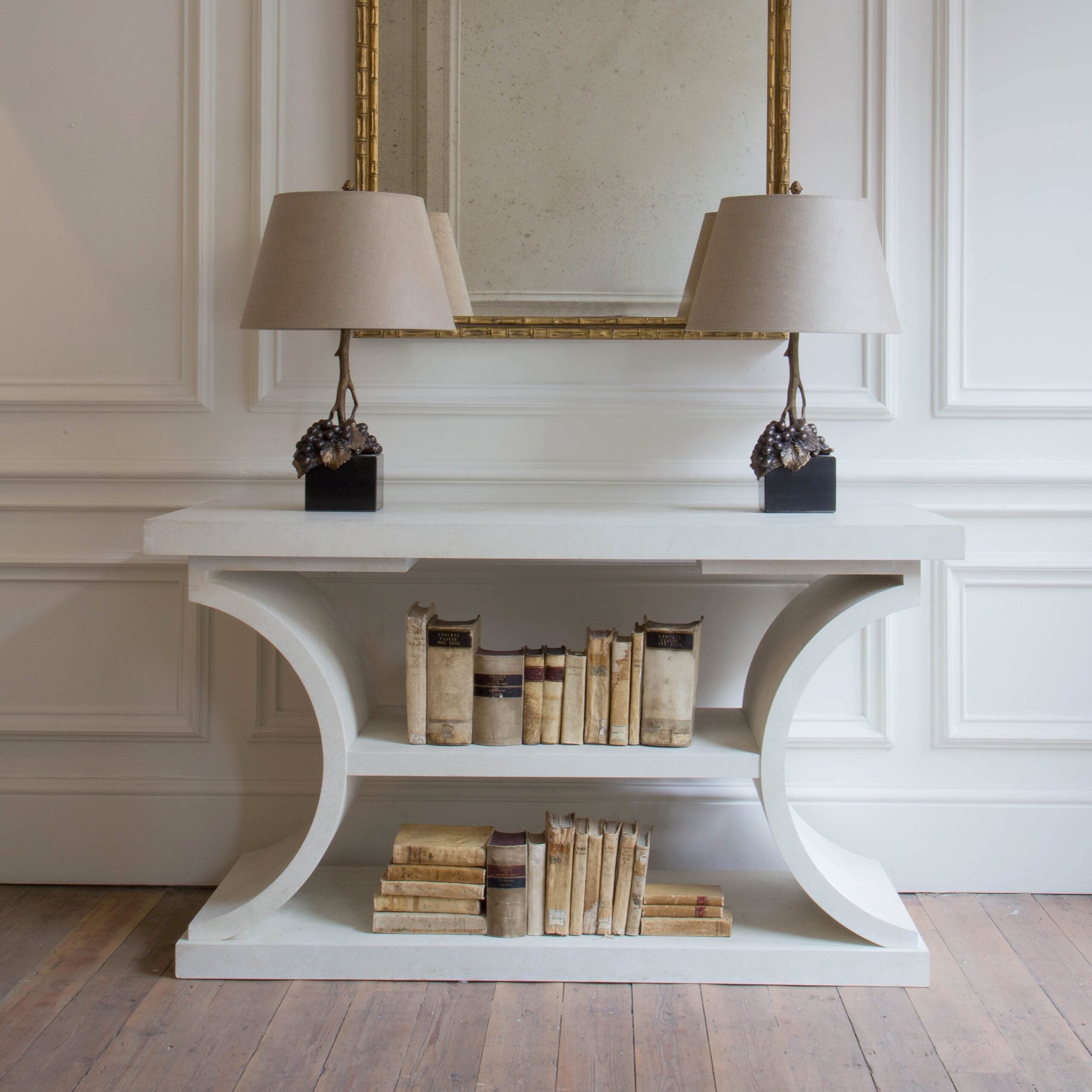 Myriad Console Table - Faux Marble