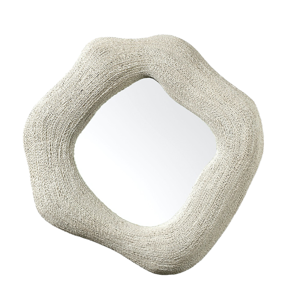 Jaden Mirror Medium - White