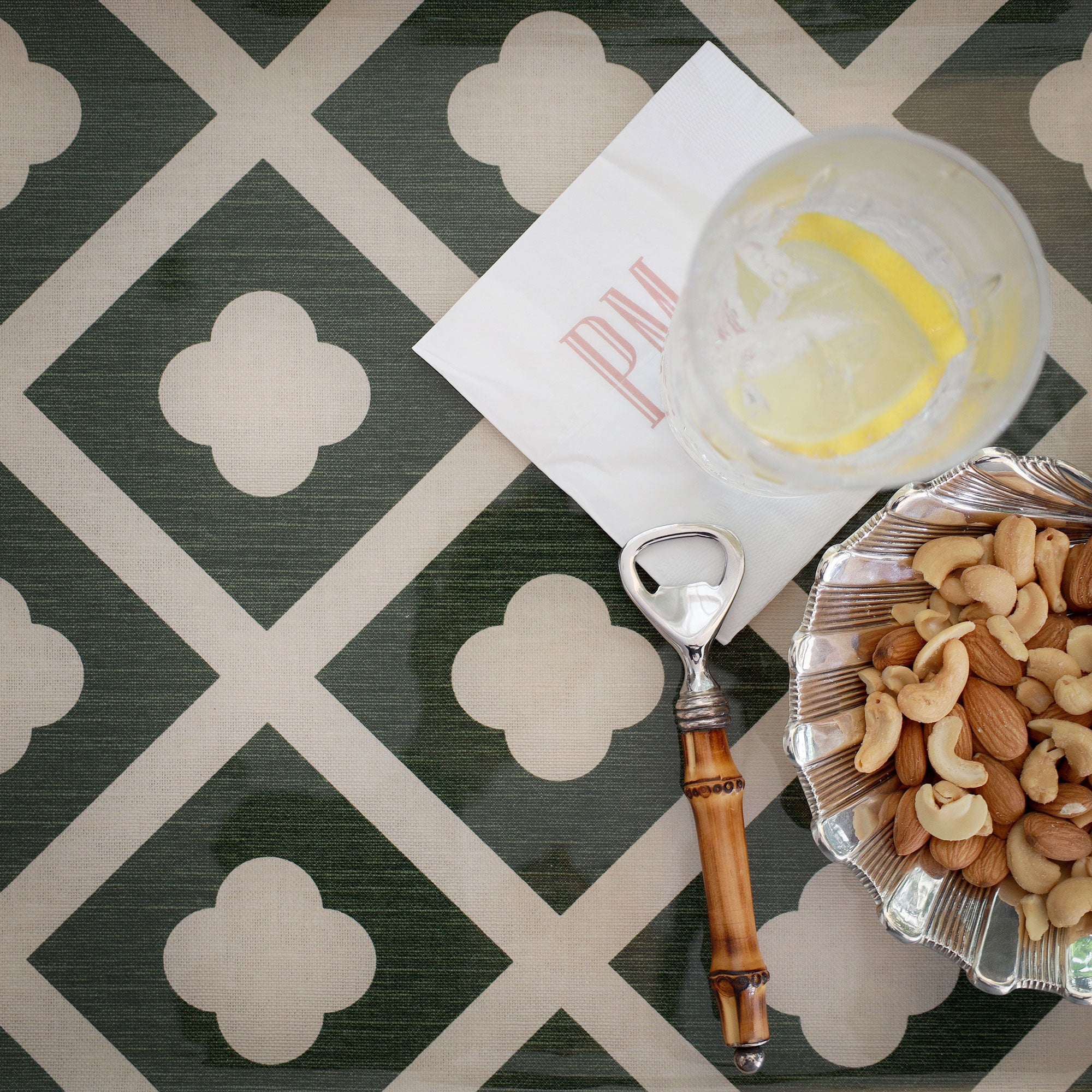 Jardin Small Tray - Dark Green