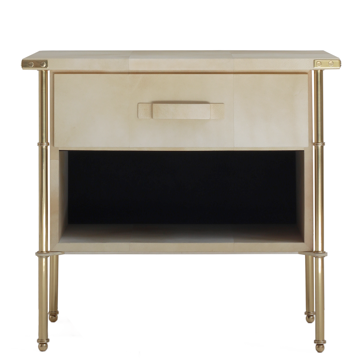 Adnet Bedside Table - Vellum