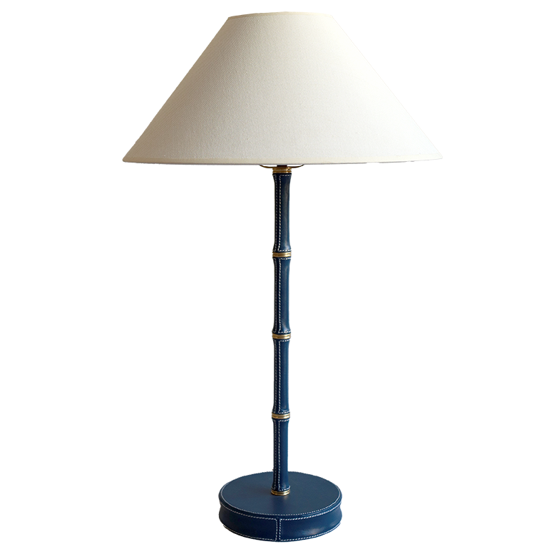 Adnet Table Lamp - Leather