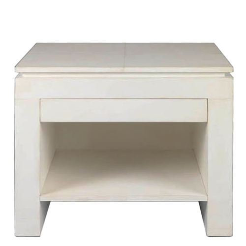 Bedside Table - Parchment Finish