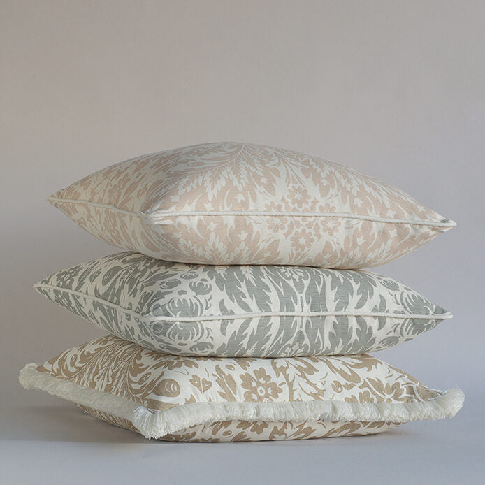 Damask Cushion – Marron Glacé