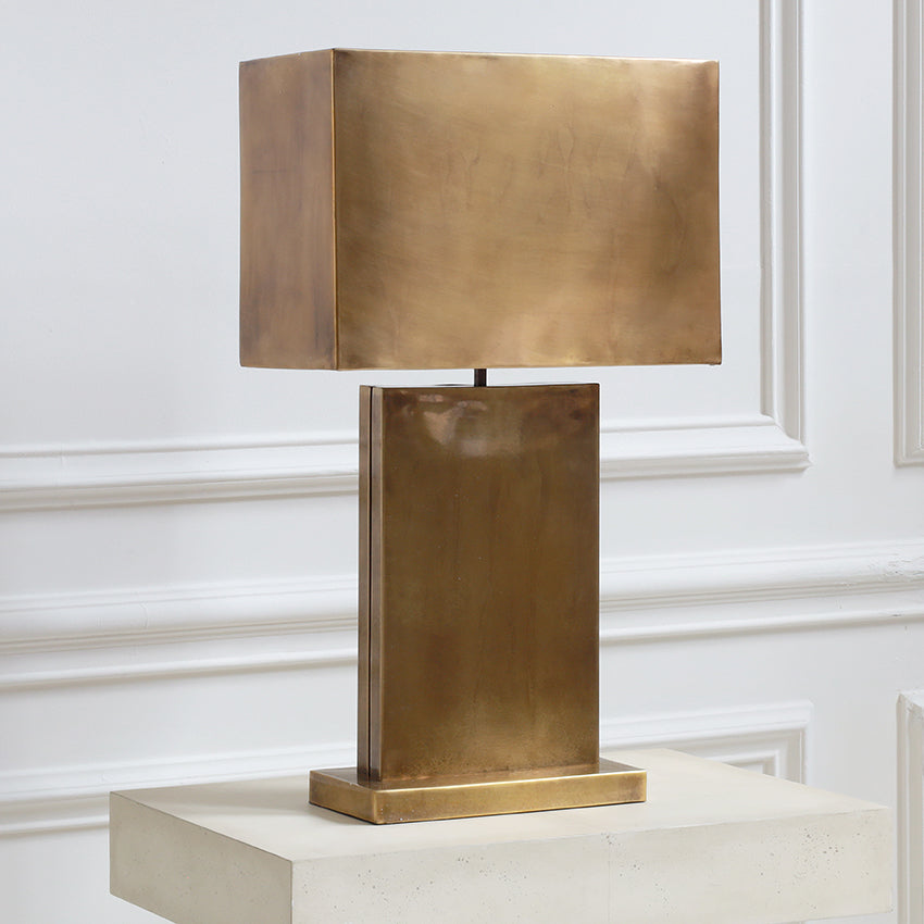 Jere Table Lamp - Aged Brass