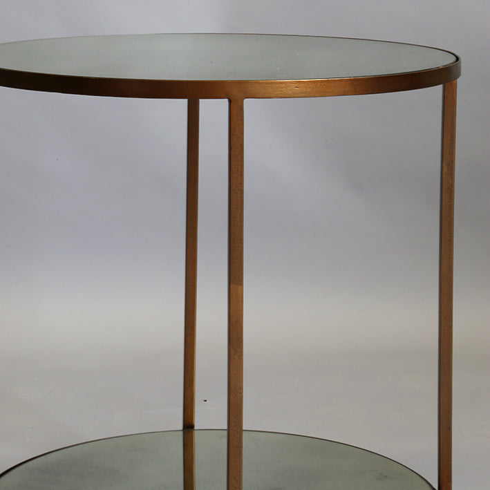 Manhattan Side Table - Antique Bronze