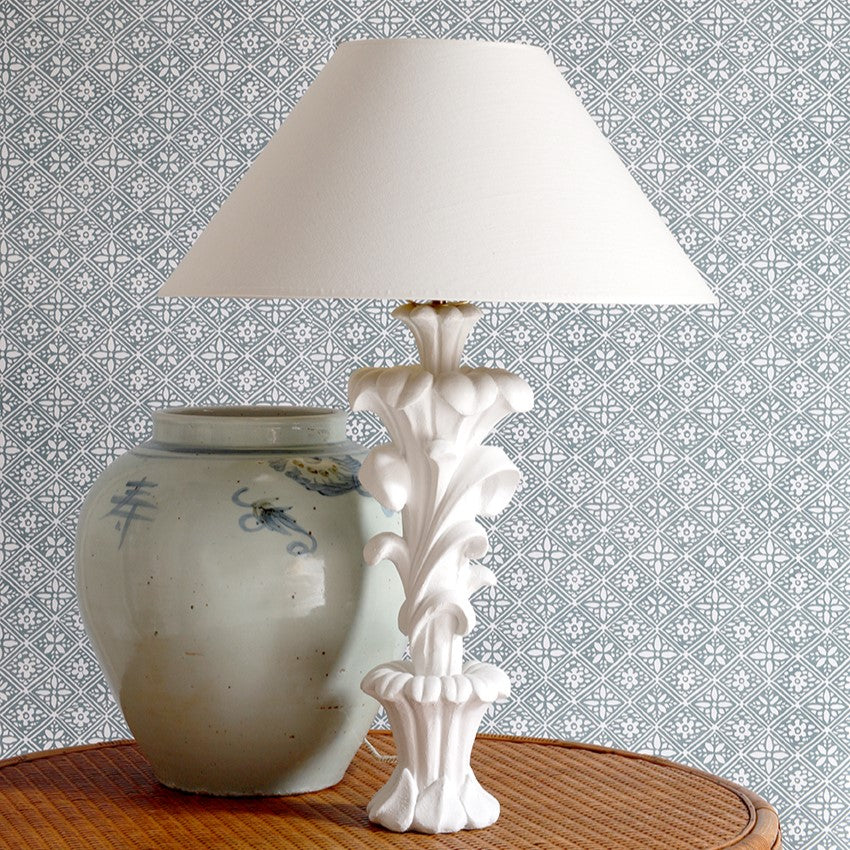 Hadiqa Wallpaper - Blue