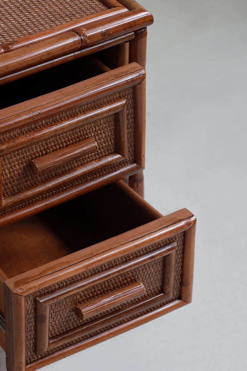 Cubitt Rattan Bedside Table