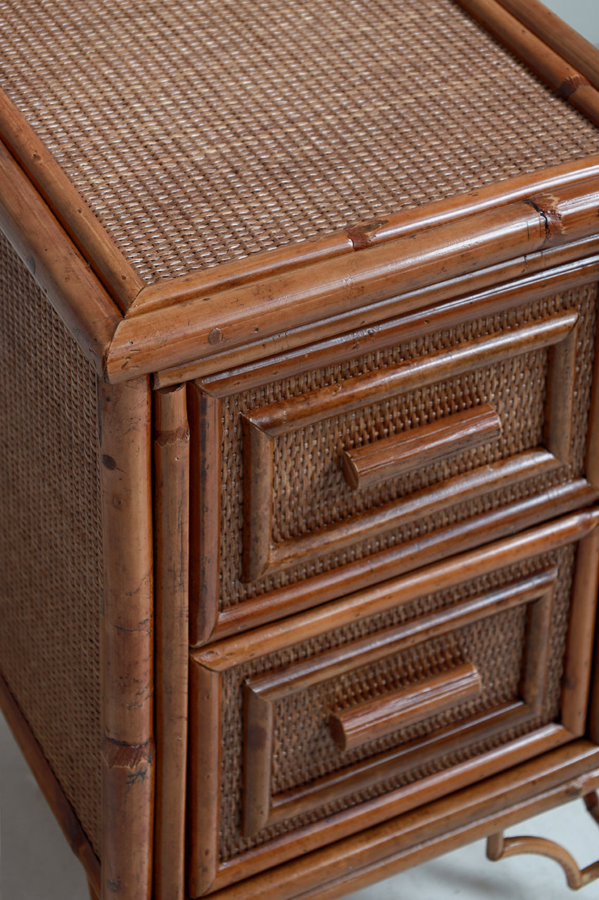 Cubitt Rattan Bedside Table