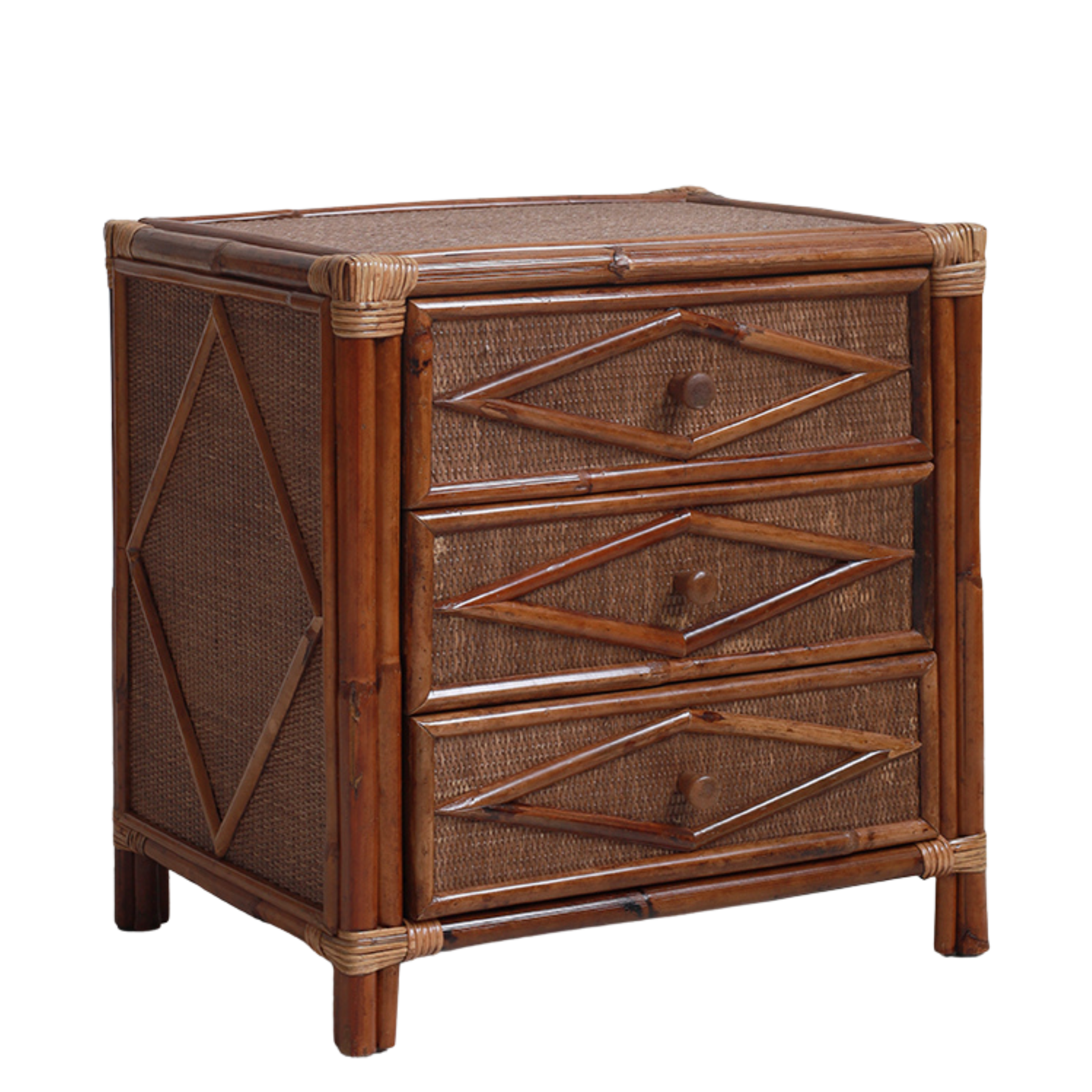 Osborne Rattan Bedside Table