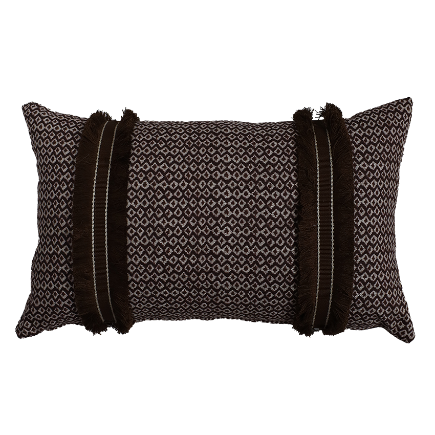 Batik Cushion Rectangular - Brown