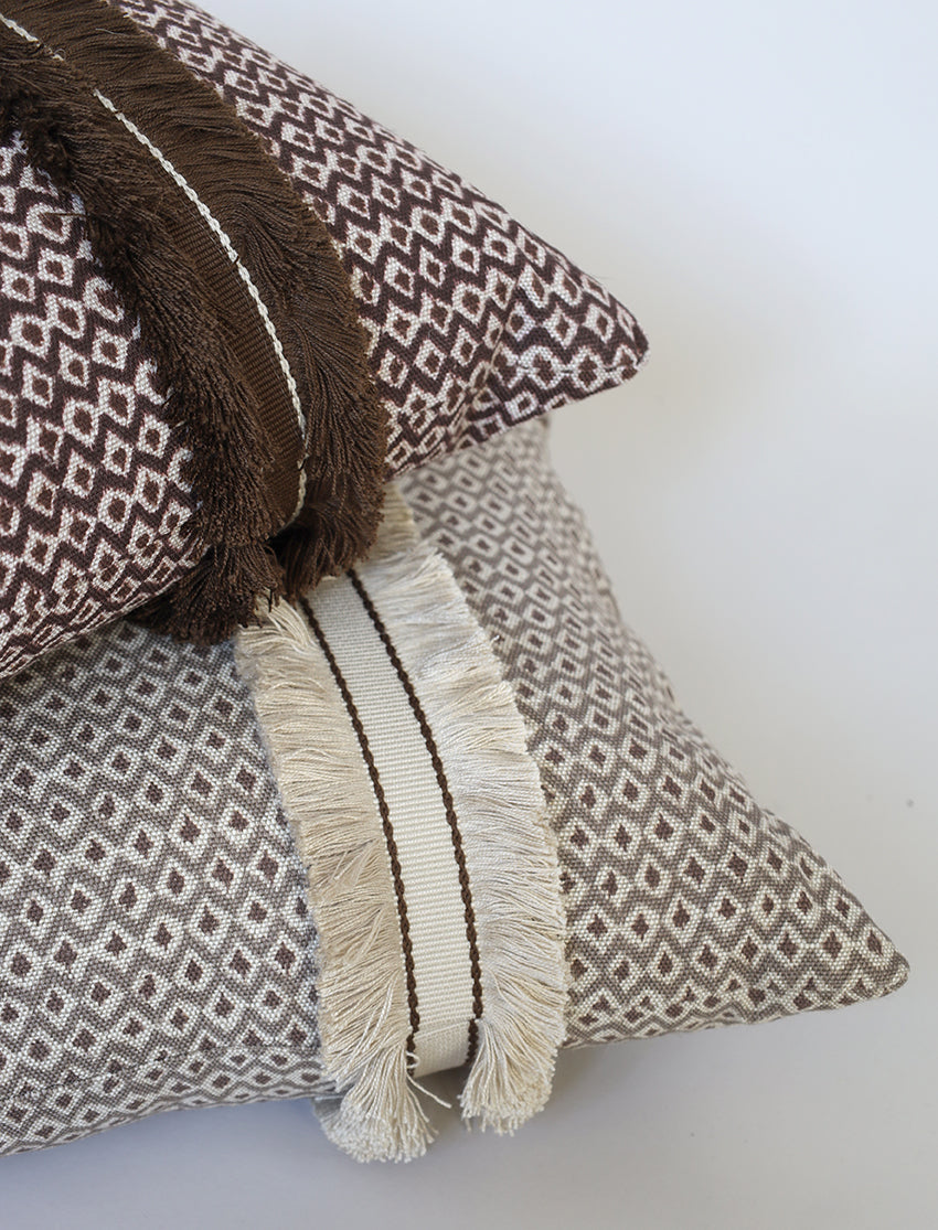 Batik Cushion Rectangular - Brown