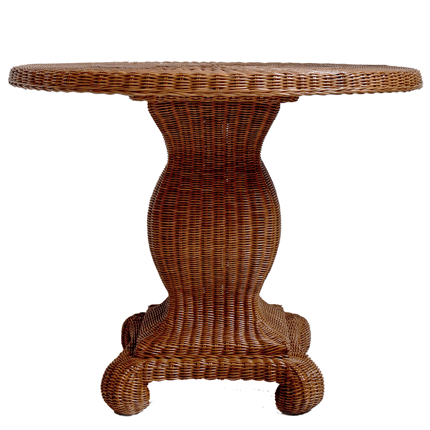 Taormina Rattan Round Table