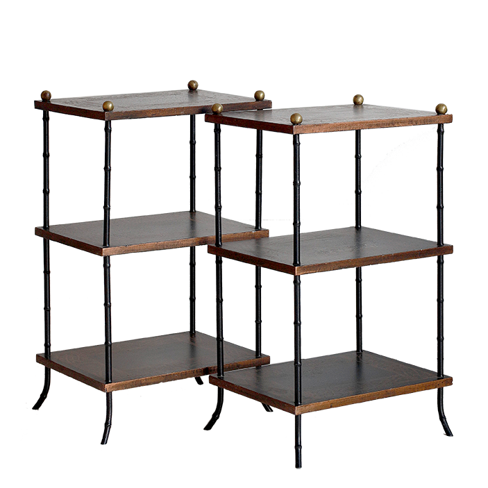 Pair of 1950s Maison Jansen Tiered Étagères