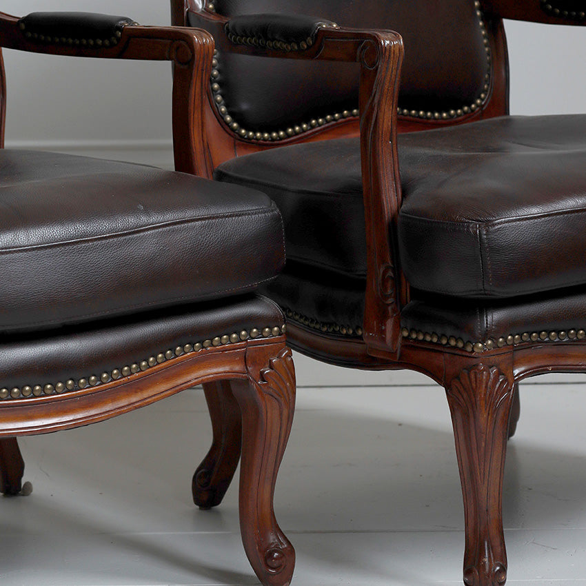 Pair of Louis XV Style Fauteuils