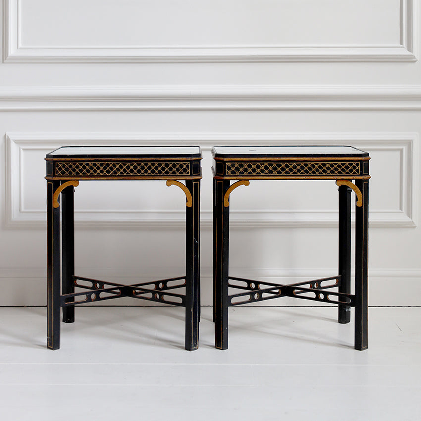 Pair of Mid-20th Century Chinoiserie Side Tables