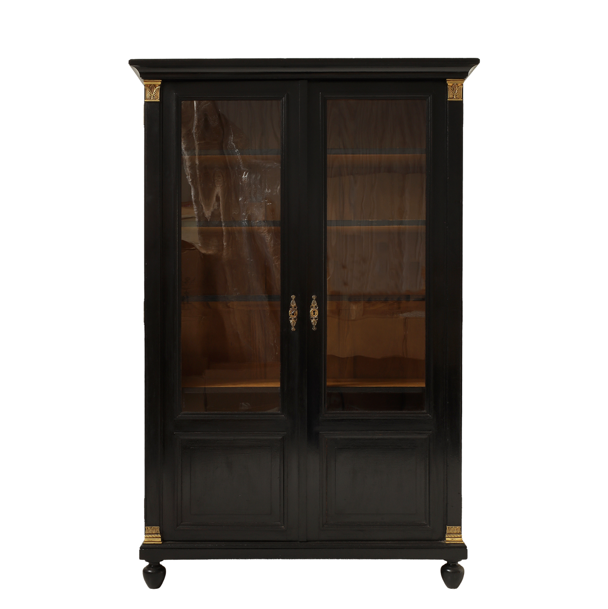 Pair of 19th Century French Ebonised Cabinets