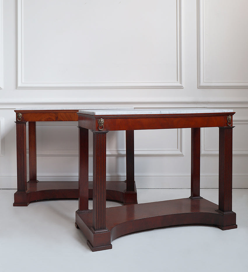 Pair of 19th Century Butler's Console Tables