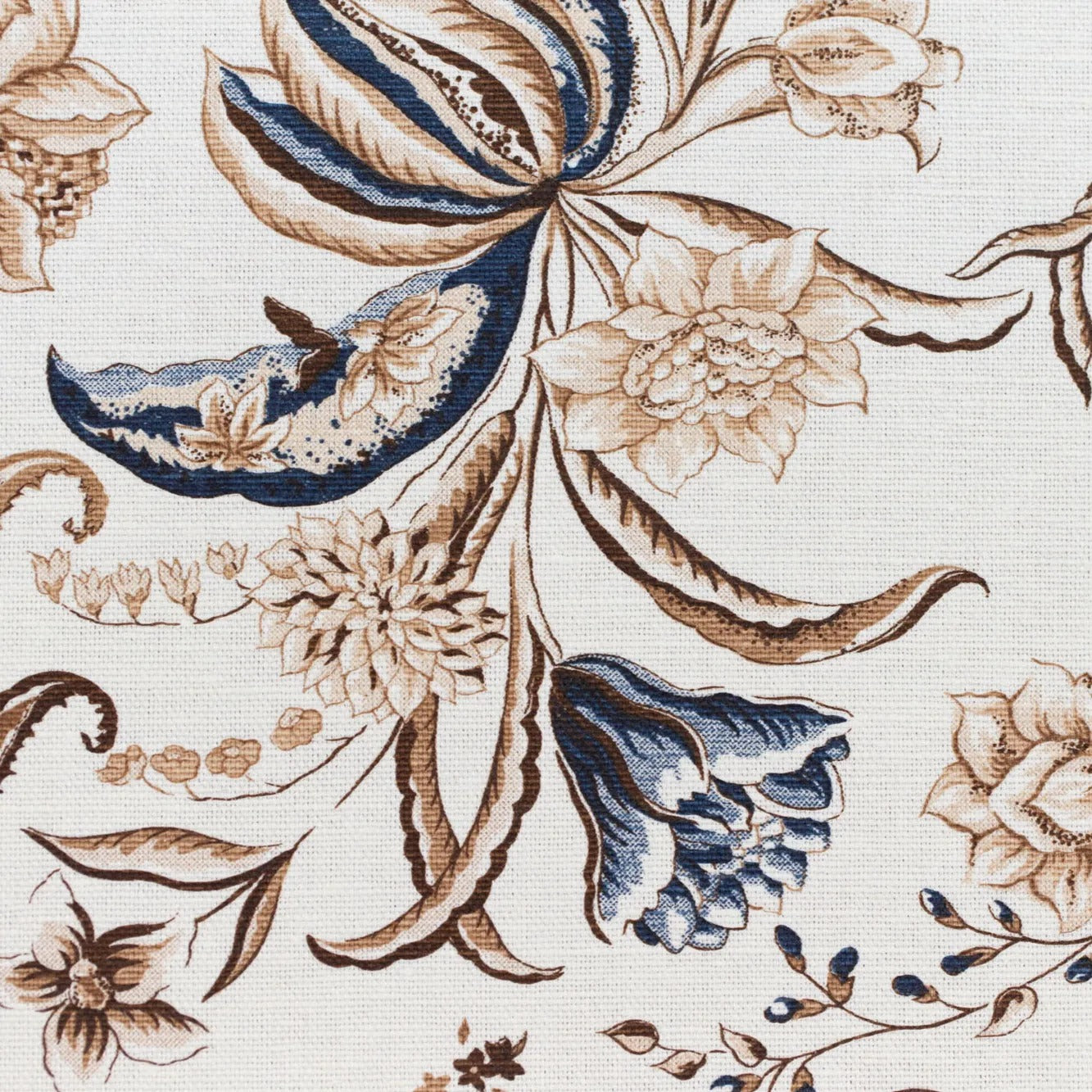 Paisley Passion - Brown and Navy