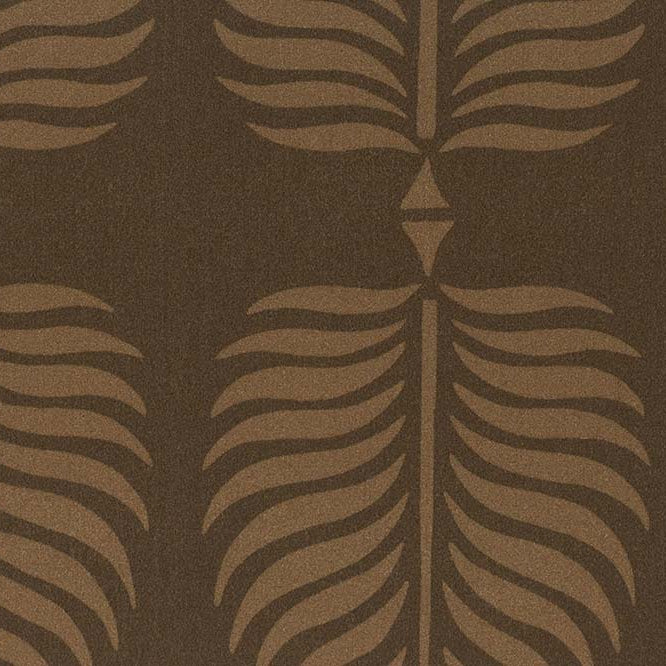 Persia Leaf - Sable on Dark Brown