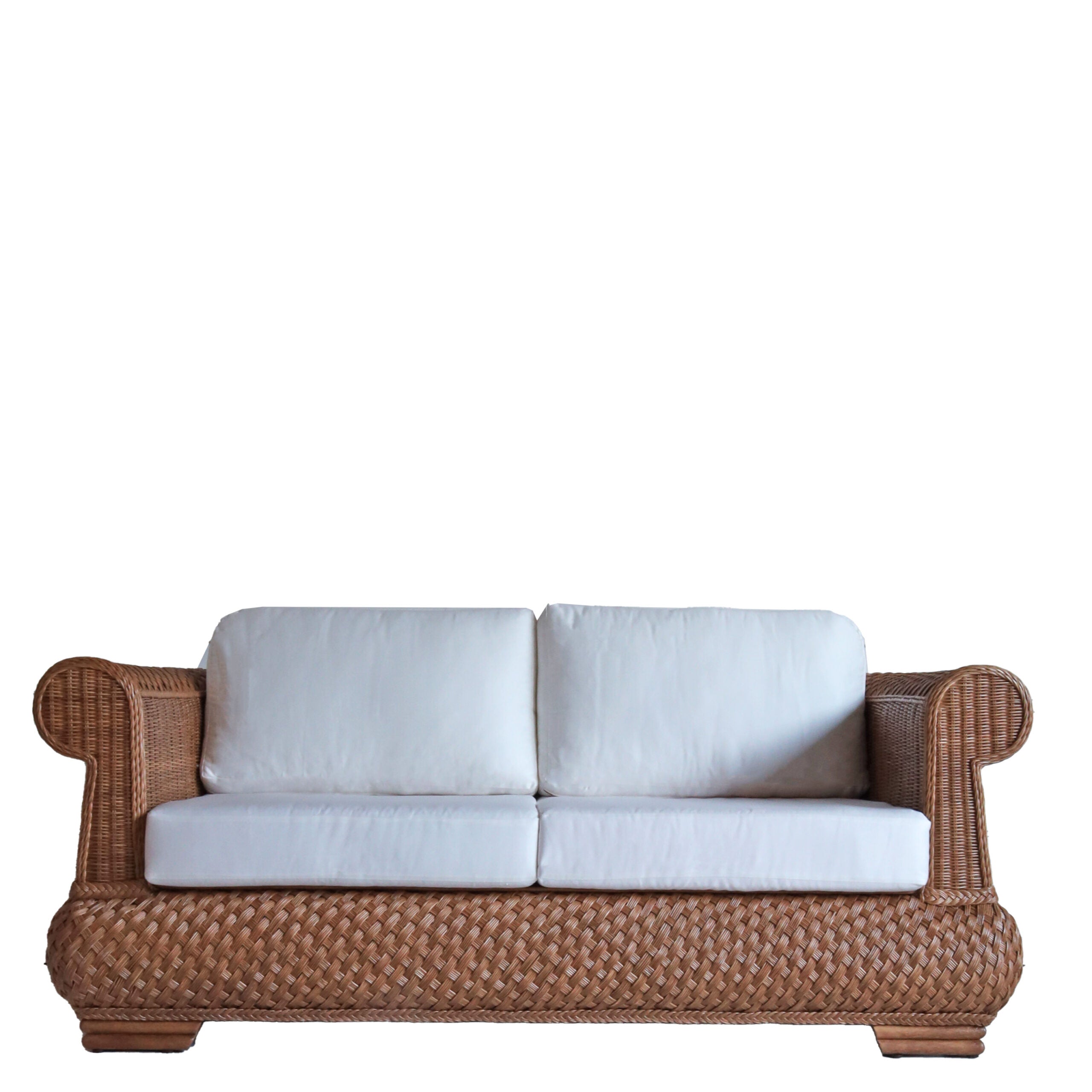 Portofino Rattan Two Seater Sofa