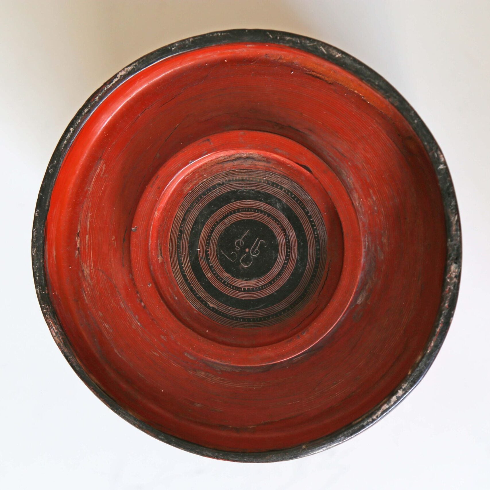 Rare Burmese Coral Red Betel Box