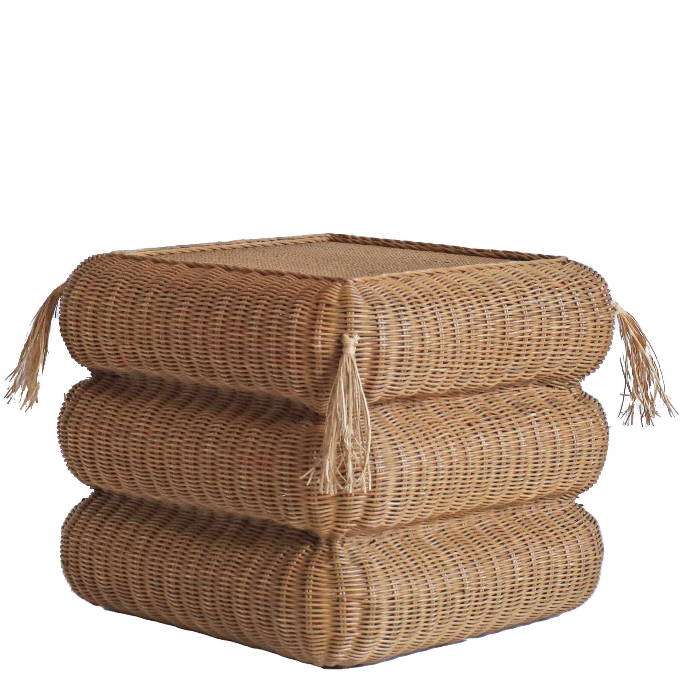 Rattan Cushion Stool
