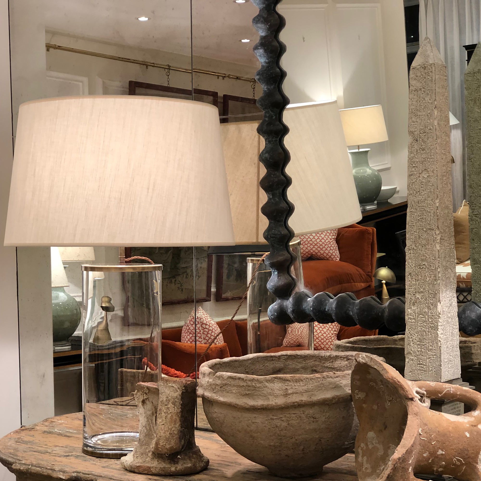 Rocky Mirror - White