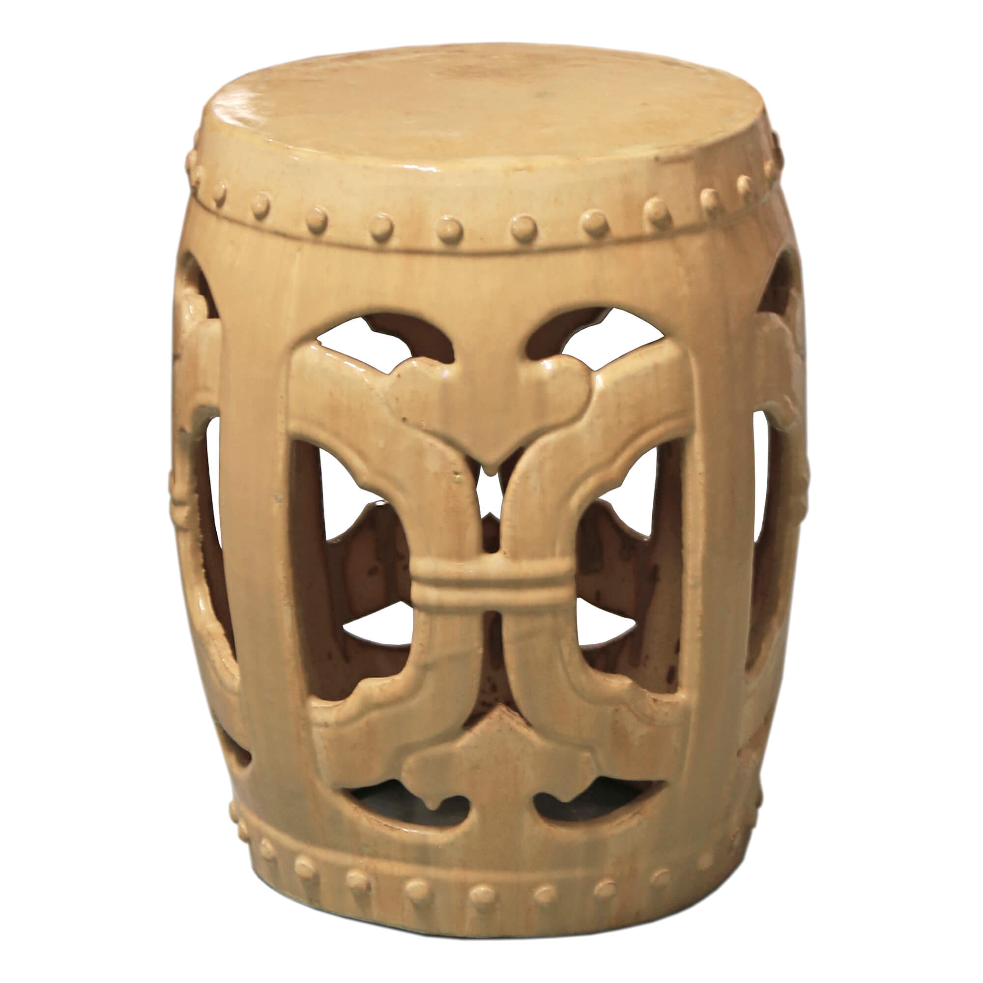 Round Garden Stool – Latte WS