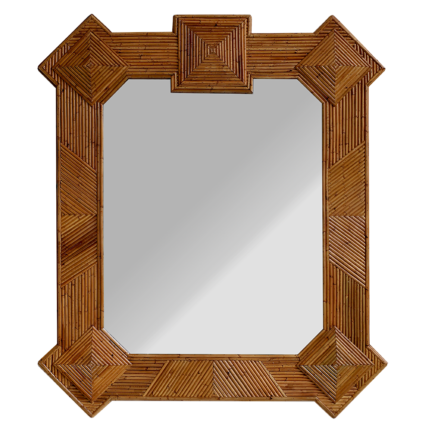 Cleo Rattan Mirror