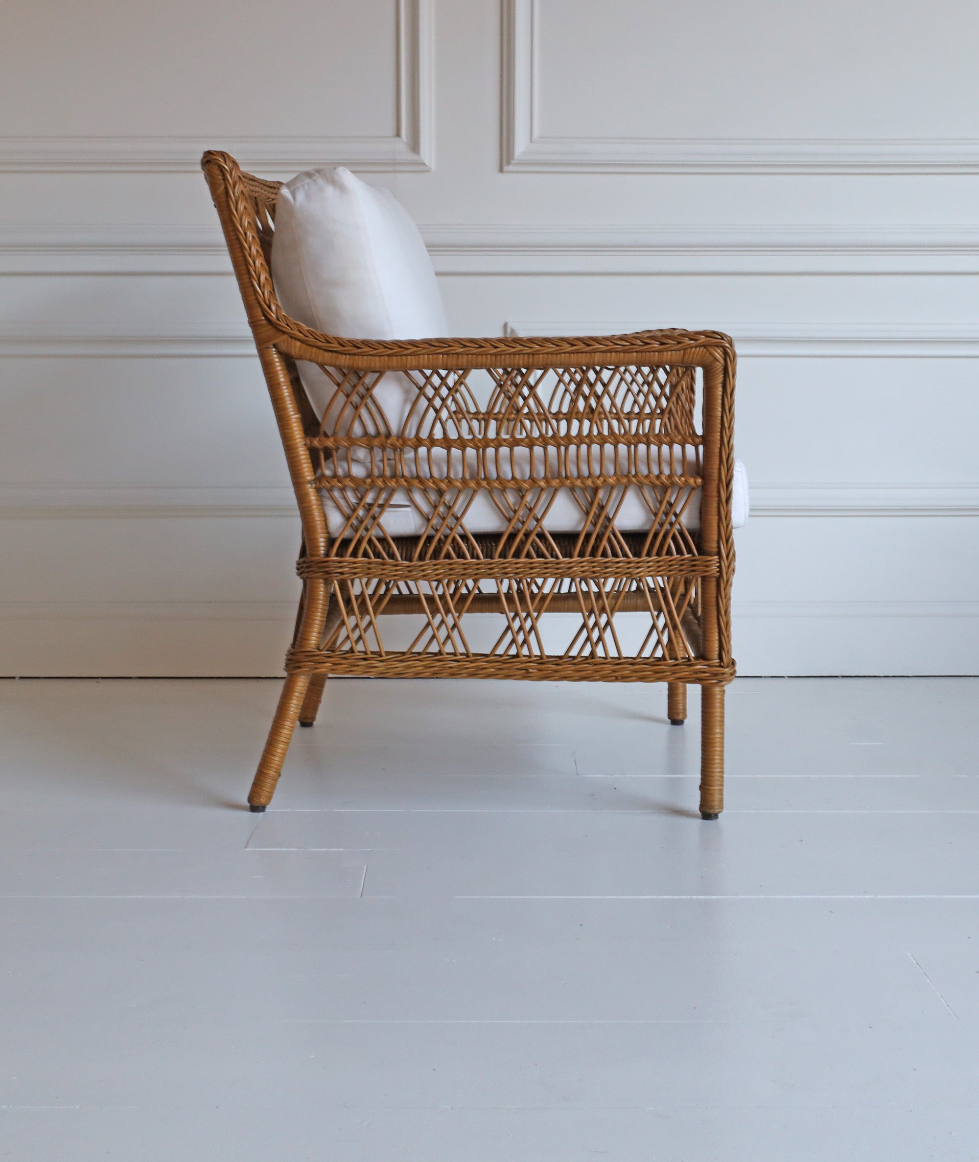 Salma Rattan Armchair - Teak