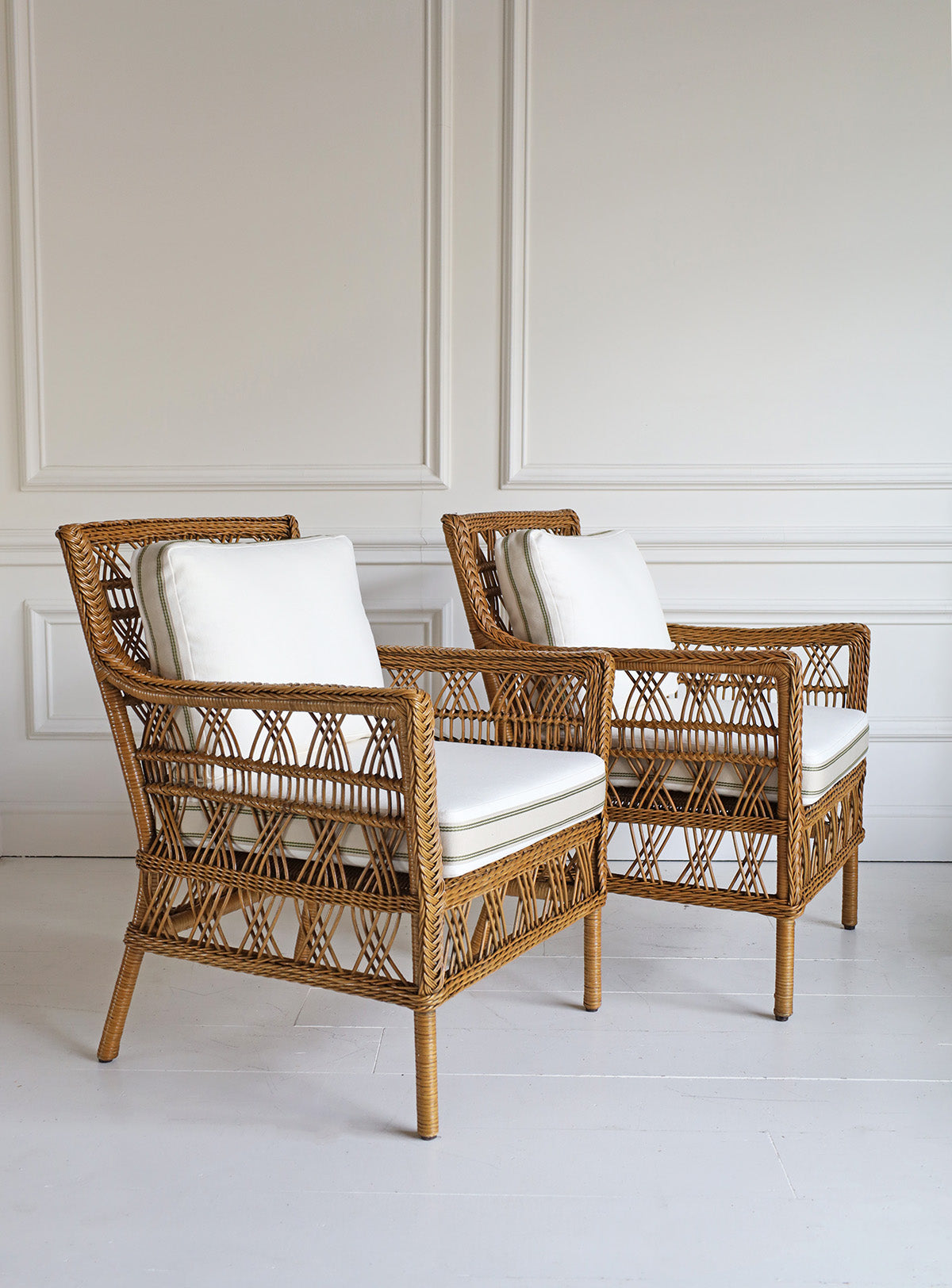 Salma Rattan Armchair - Teak
