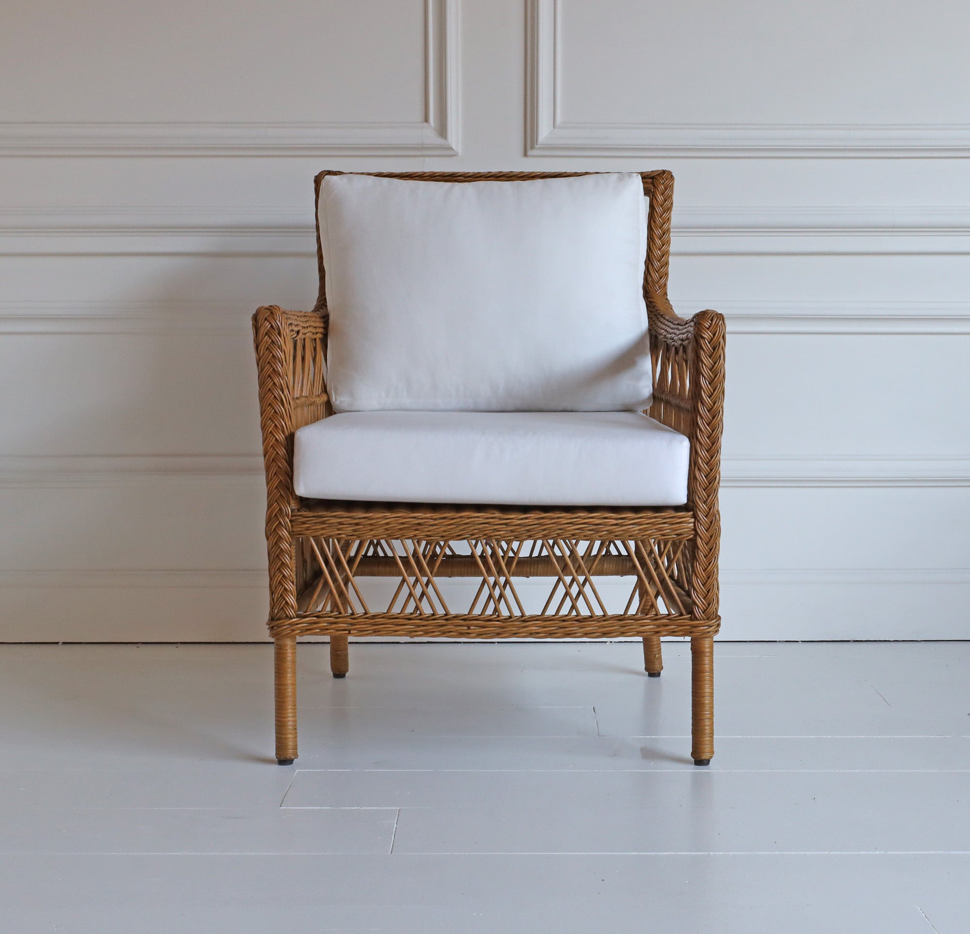 Salma Rattan Armchair - Teak