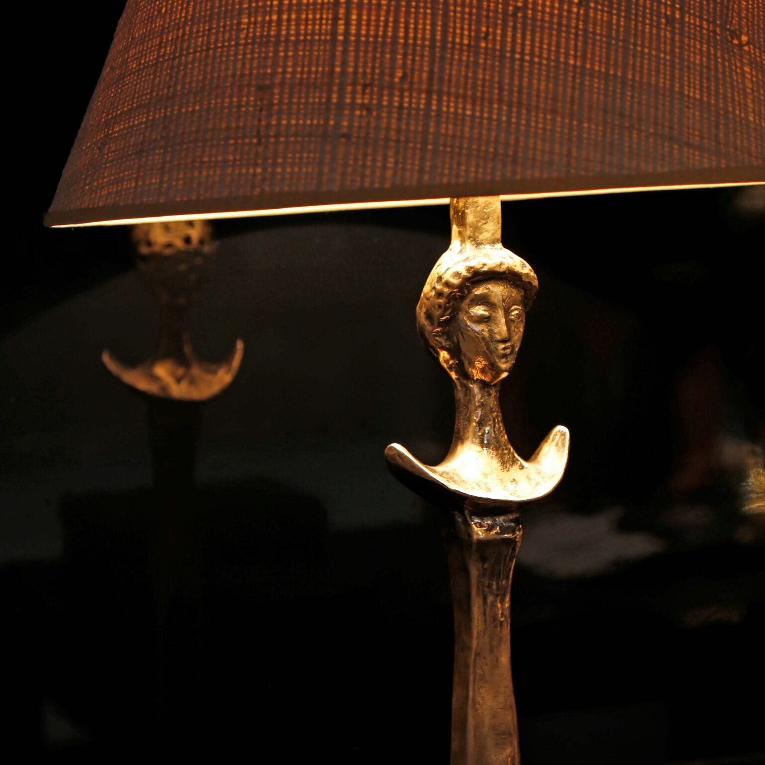 Stela Floor Lamp - Polished Bronze