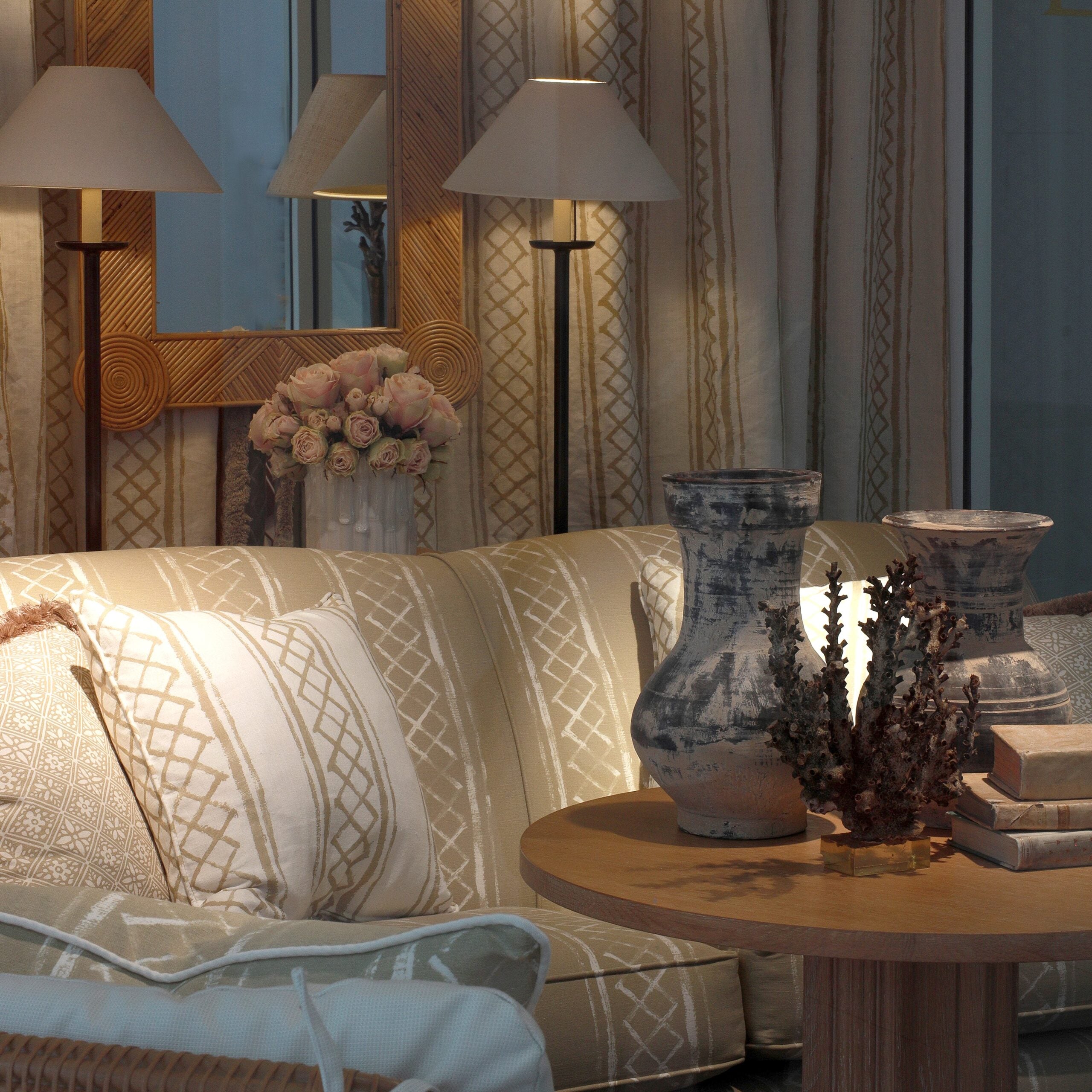 Milos Blotched Stripe - Sand