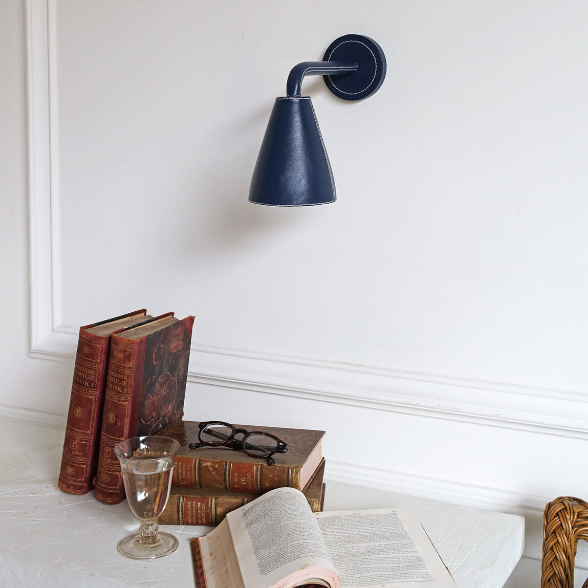 Adnet Reading Wall Light - Leather