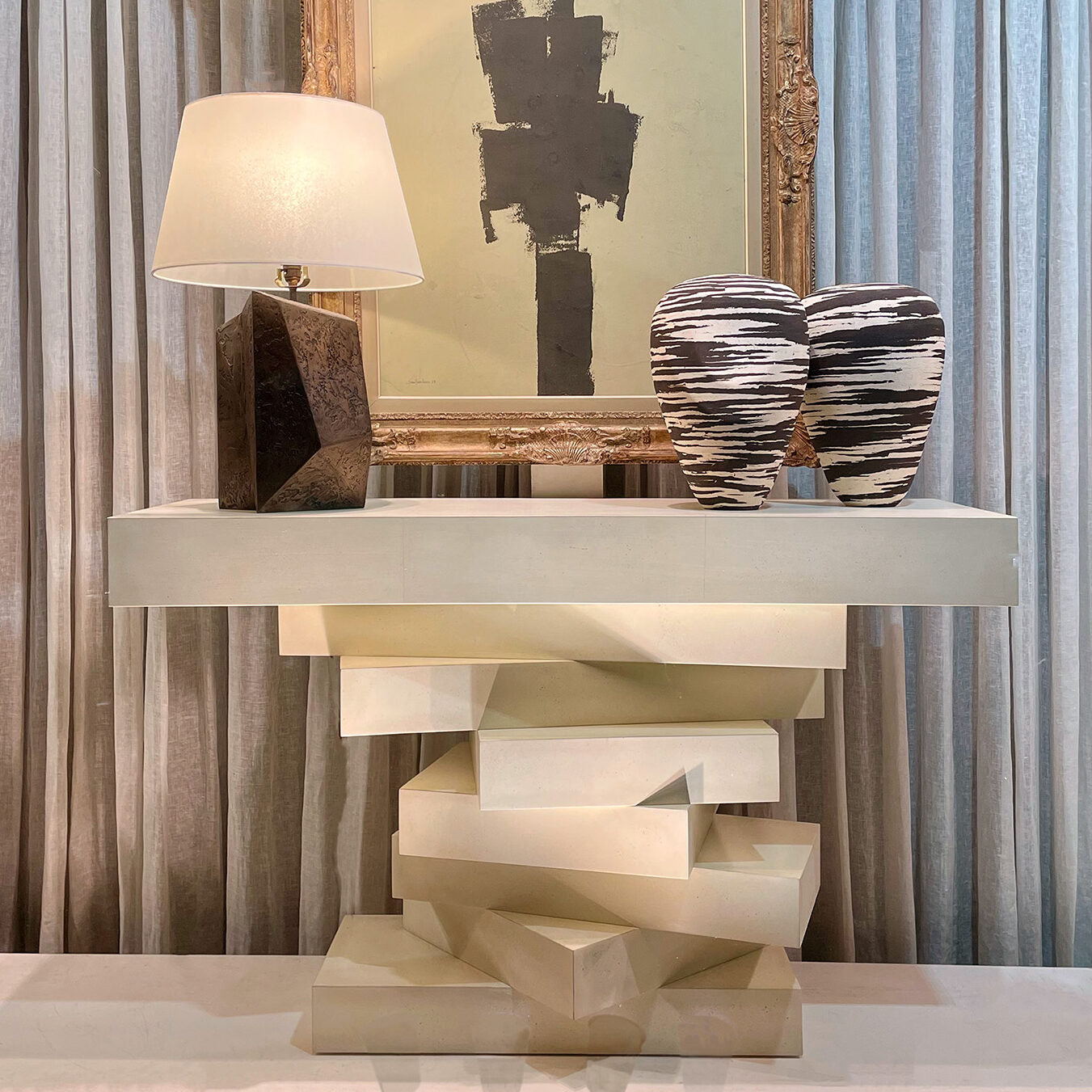 Braque II Table Lamp - Cold Bronze