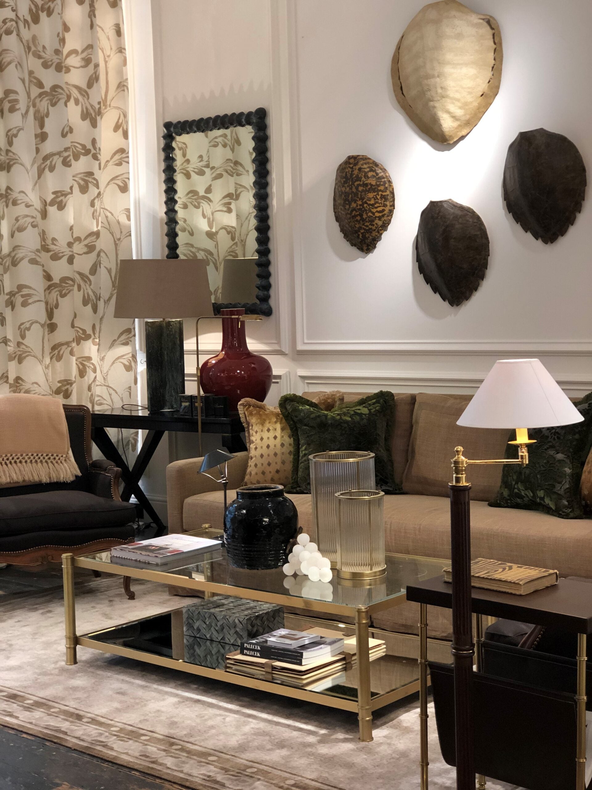 Rocky Mirror - Bronze Verdigris