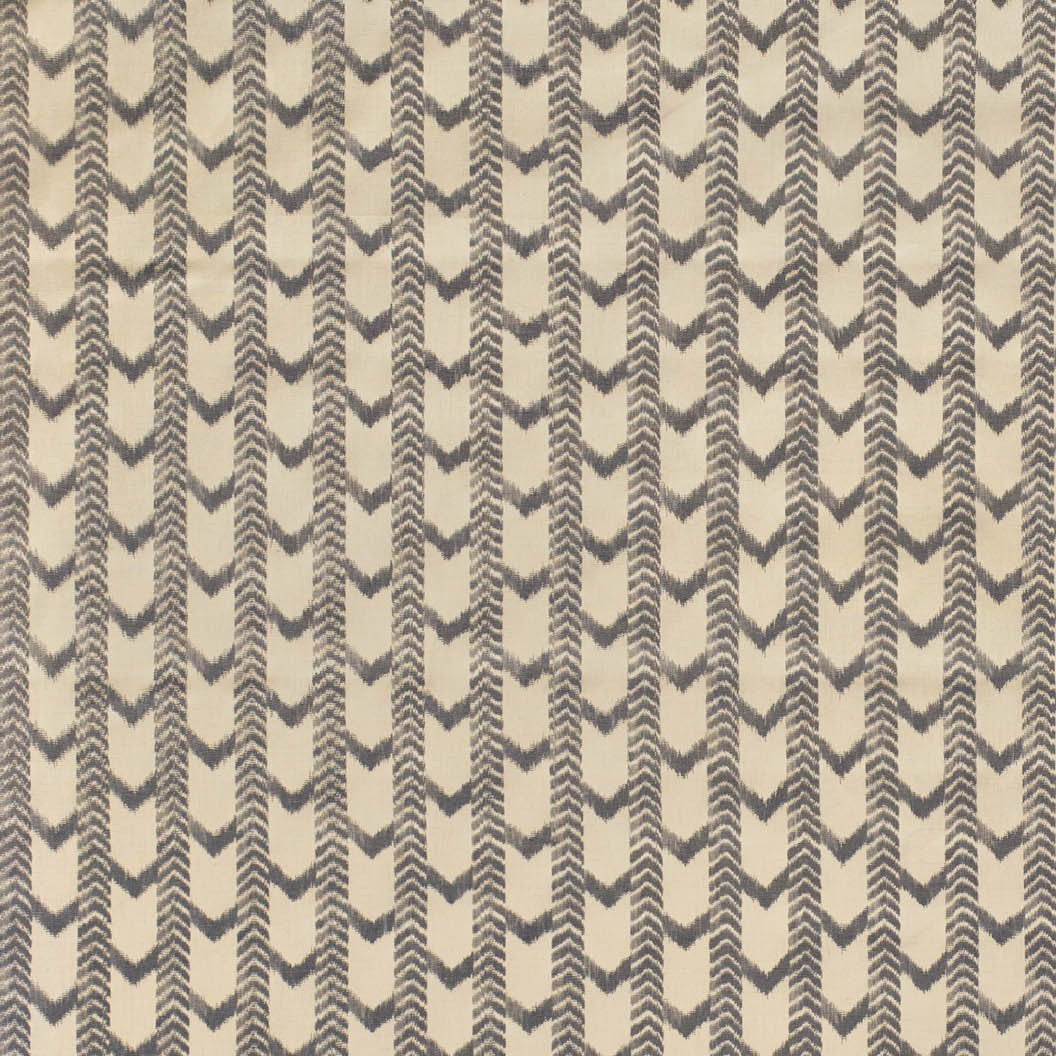 Textured fabric pattern with alternating dark and light stripes on a beige background