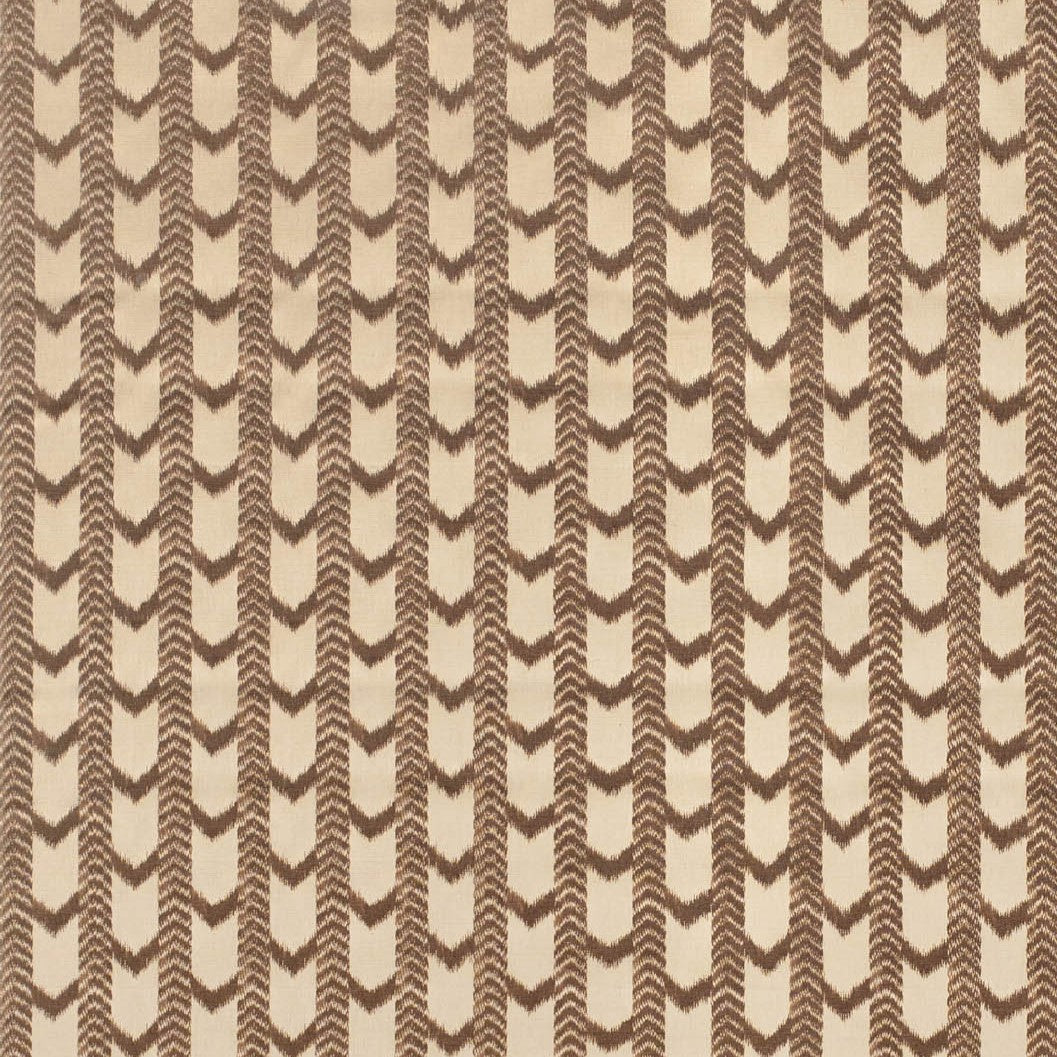 Textured pattern with wavy lines in brown and beige on a beige background