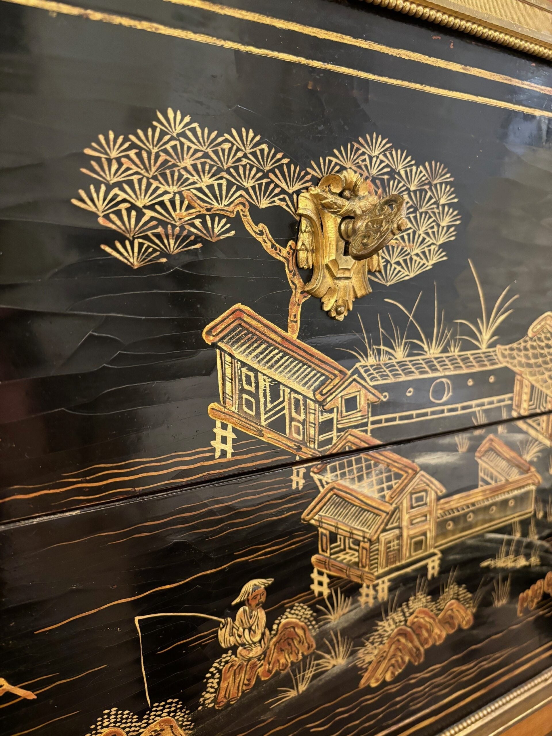 19th Century Maison Jansen Chinoiserie Commode