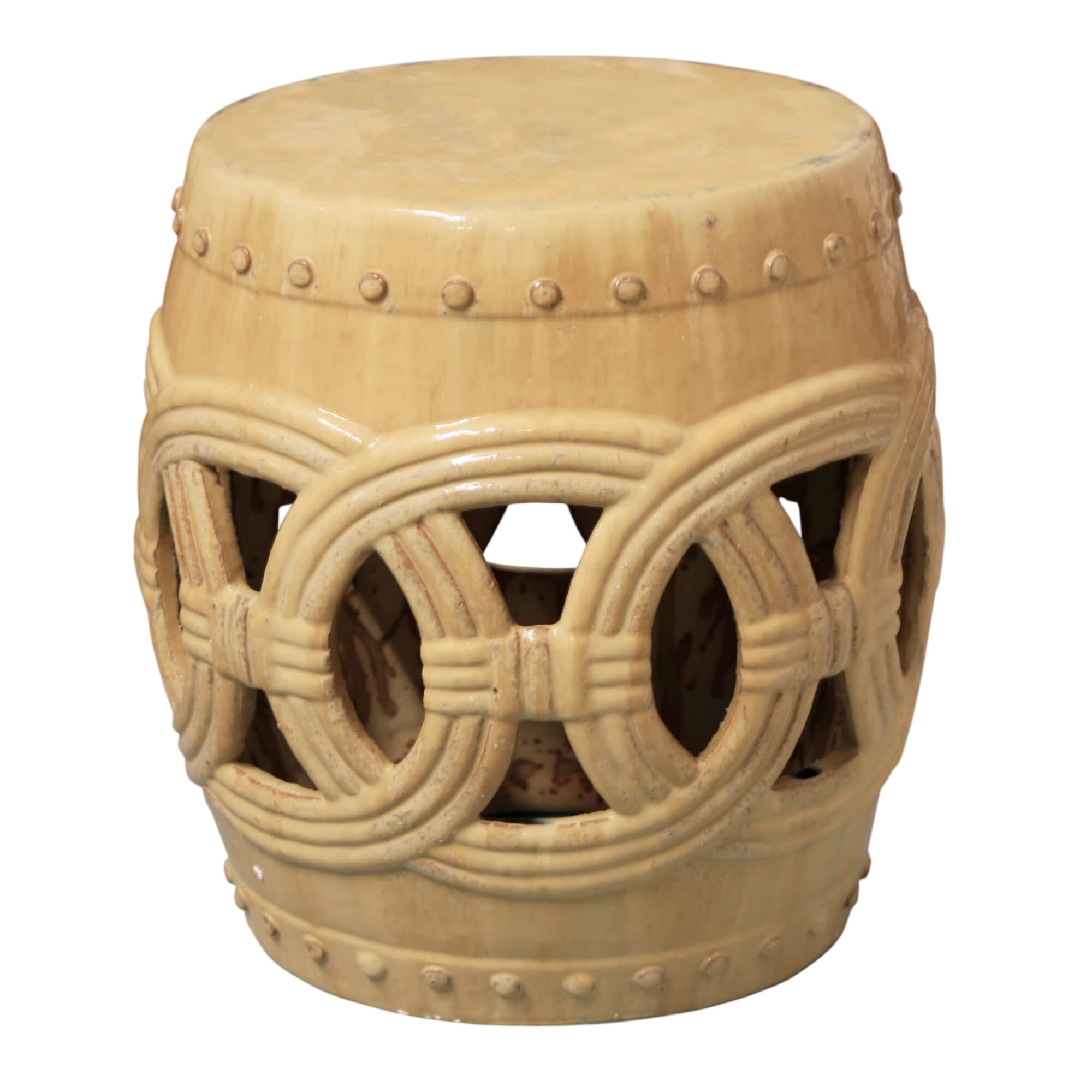 Circle Garden Stool – Latte WS