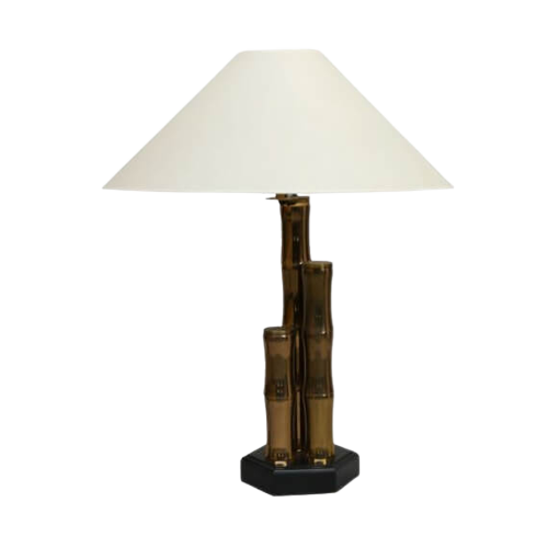 1970’s Brass Bamboo Table Lamp