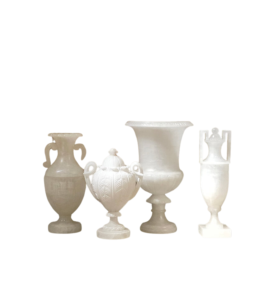 Vignette.Alabaster Urn Lamps.Inspiration Painting LR