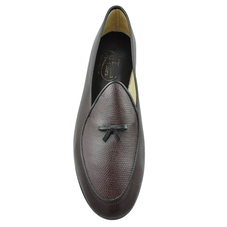 Mr. Casual Dark Brown Lizard