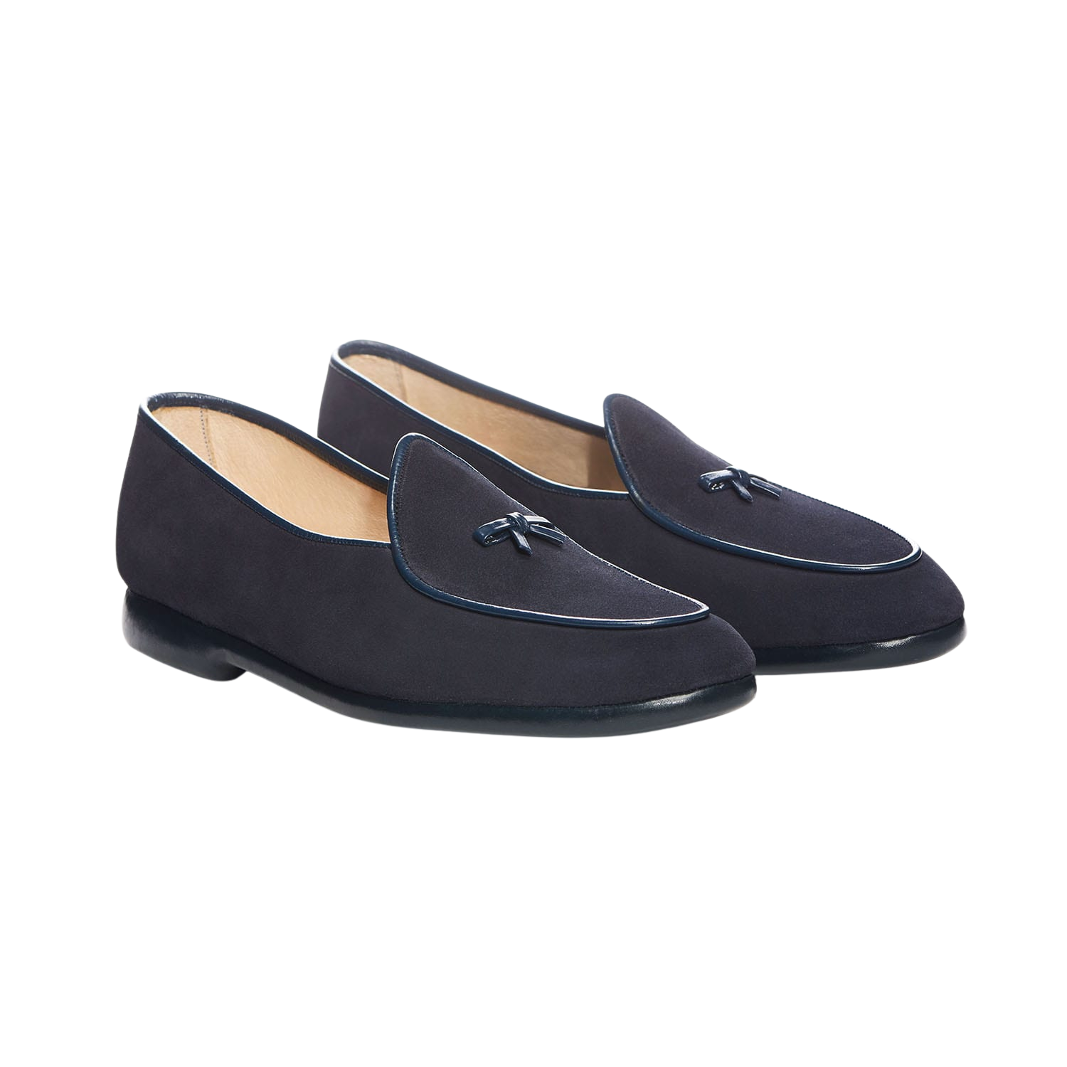 Mr. Casual Navy Suede