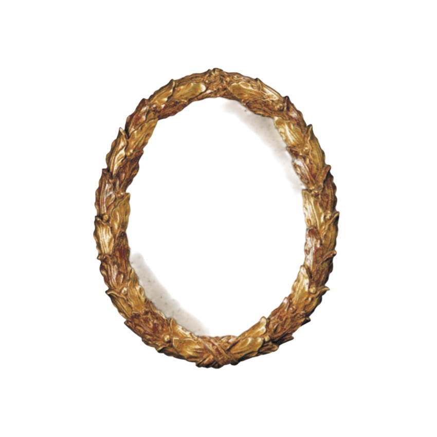 Oval Carved Mirror