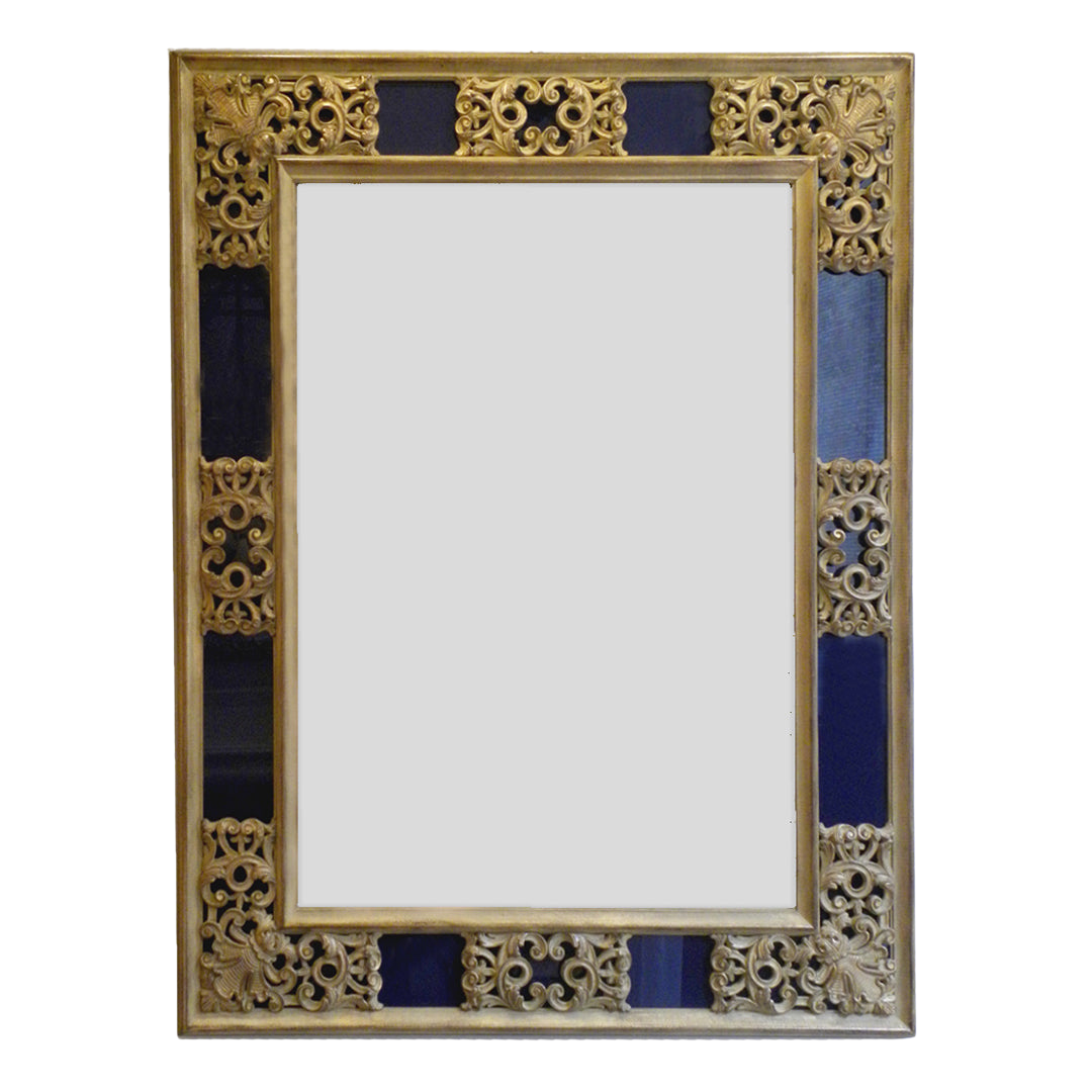 Cornelia Mirror - Blue Glass